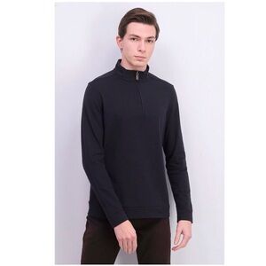 FAIRLANE Performance Golf Pique Mens Navy Blue L Shirt